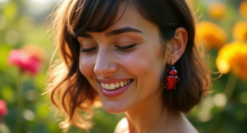 Unique Lady Beetle Earrings: A Fun Accessory Choice