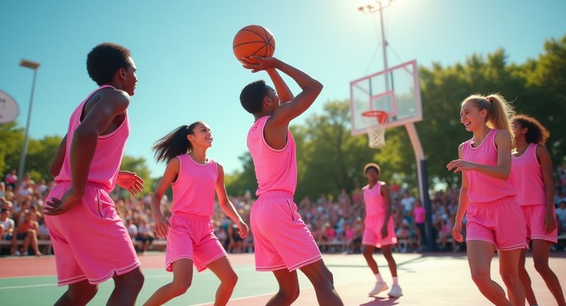 The Appeal of Pink Basketball Uniform