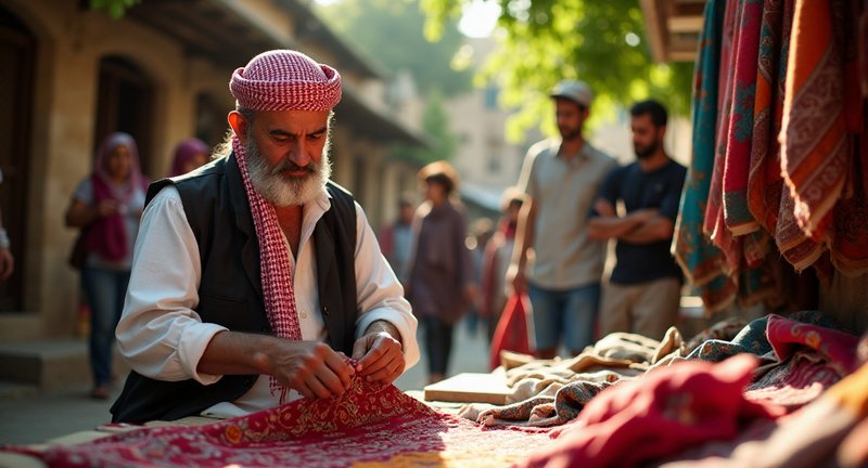 The Big Picture of Keffiyeh Made in Palestine