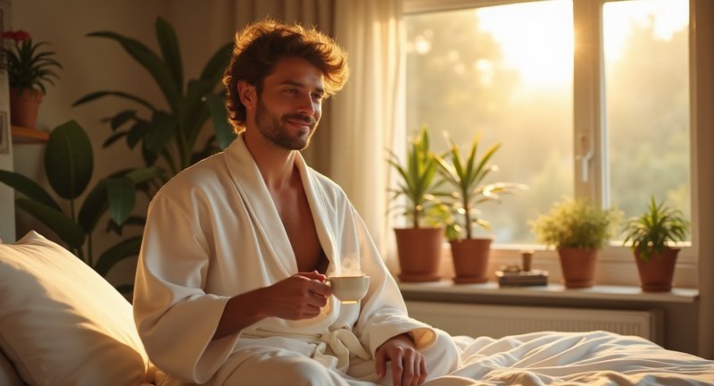 The Comfort of a Mens Linen Robe