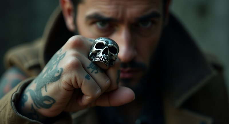 The Edgy Appeal of Mens Silver Skull Rings