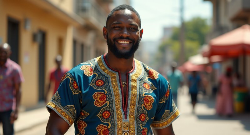 The Style of Men's African Attire Shirts