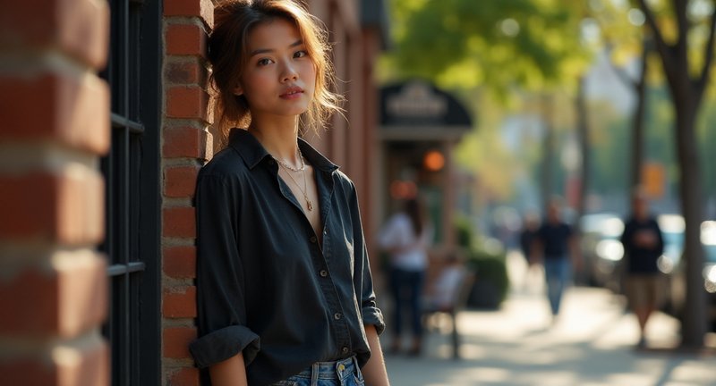 Styling Tips for the Trendy Washed Black Shirt Look